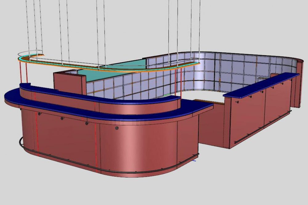 In-house CAD modelling facilitates detailed fabrication design